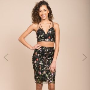 FLIRTY FLORAL TWO PIECE